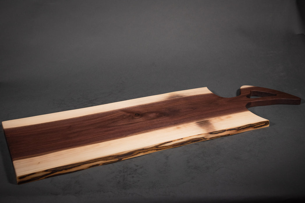 Walnut Live Edge Loop Handle Board